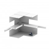 OBO 6277240 GS-SI70130RW Belső Könyök szimmetrikus előszerelt 70x130mm hófehér acél