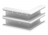 OBO 6278410 GS-DA70210RW Külső Könyök szimmetrikus 70x210mm hófehér acél