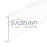 OBO 6278790 GK-OTKKPI Fedél Rapid80, Pc, Átlátszó, Belül Bordázott 80x2000mm átlátszó polikarbonát