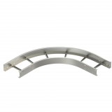 OBO 6312558 WLB 90 116VA4571 90°-Os Sarokidom 110mm-es nagyfesztávú kábellétrához 110x600mm rozsdamentes acél