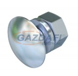 OBO 6406270 FRS 12X30 F Félgömbfejű Csavar alátéttel és anyával M12x30mm tűzihorganyzott acél