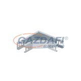 OBO 7124400 RB 90 305 FS 90°-os sarokidom, vízszintes, szalaghorganyzott, DIN EN 10346 35x50mm