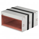 OBO 7204128 tűzgátló átvezetés háromoldalú habtéglával komplett 300x323x181 rozsdamentes acél A2 1.4113 felületkezelés nélkül, utókezelt
