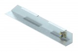 OBO 7404750 AIK ESL 15040 Balos Véglezáró Elem padlóra szerelt csatornához 150x40mm szalaghorganyzott acél