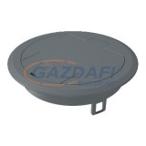 OBO 7405082 GES R2 7011 Csapófedél Műanyag kábelkivezetővel acélszürke poliamid