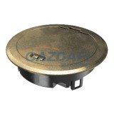 OBO 7408852 GES R2 CuZn Csapófedél kábelkivezetővel rézzel bevont cink présöntvény