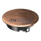 OBO 7408854 GES R2 Cu Csapófedél kábelkivezetővel vörösréz bevonattal cink présöntvény