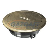 OBO 7408862 GES R2T CuZn Tubusfedél fogantyúval rézzel bevont cink présöntvény