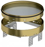 OBO 7409134 RKRN2UZD3R4MS25 Kerek Kazetta zárt ø 215mm sárgaréz