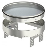 OBO 7409140 RKRN2UZD3R4VS25 Kerek Kazetta zárt ø 215mm rozsdamentes acél