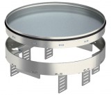 OBO 7409150 RKRN2UZD3R7VS25 Kerek Kazetta zárt ø 275mm rozsdamentes acél