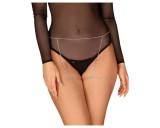 Obsessive Bijou 905 - ékszer testhám alsó (ezüst) - S-L