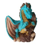 OceanMax Akvárium dekoráció kék sárkány OY-752