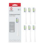 Oclean OCL553802 Professional clean fogkefe fej 6 db, fehér