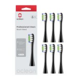 Oclean OCL553864 Professional clean fogkefe fej 6 db, fekete