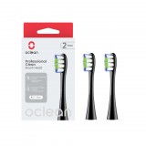 Oclean Professional clean elektromos fogkefe pótfej 2db fekete (OCL553857) (OCL553857)
