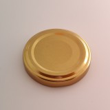 OEM 38 mm lapka, befőttes tető arany színű alacsony facett 9.6mm