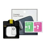 OEM 5D Full Glue Camera kamera lencse védő fólia iPhone 16 Pro - átlátszó