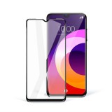 OEM 5d teljes képernyős kerámia üveg - Samsung Galaxy A33 5G fekete