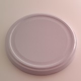 OEM 77 mm lapka, befőttes fehér színű tető