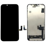 OEM Apple iPhone 14 (6.1) (A2882) (SOFT OLED) fekete LCD kijelző érintővel