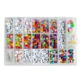 OEM Betű gyöngy karkötő készítő készlet 1500+ db