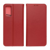 OEM Bőr tok SMART PRO SAMSUNG S24 bordó színben
