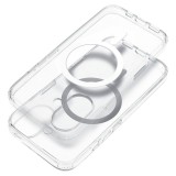 OEM CLEAR Case 2mm MagSafe-kompatibilis tok kameravédelemmel iPhone 15 Plus - átlátszó