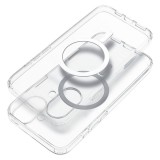 OEM CLEAR Case 2mm MagSafe-kompatibilis tok kameravédelemmel iPhone 16 - átlátszó