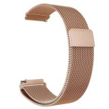 OEM Colmi okosóra szíj, fém, mágneses, rose gold, 22mm, Milan Magnetic Strap