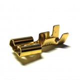 OEM Csúszósaru kábelvég hüvely füles (anya) 6,3mm (100db) 015/444