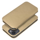OEM Dual Pocket Book case SAMSUNG S24 ULTRA arany tok