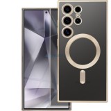 OEM ELECTRO MAG COVER MagSafe-kompatibilis tok Samsung Galaxy S25 Edge - arany színű