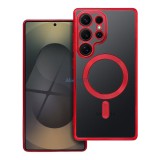 OEM ELECTRO MAG COVER MagSafe-kompatibilis tok Samsung Galaxy S25 Edge - piros