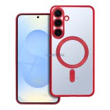 OEM ELECTRO MAG COVER MagSafe-kompatibilis tok Samsung Galaxy S25 Plus - piros