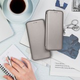 OEM ELEGANCE kinyitható tok Xiaomi Redmi Note 14 5G - ezüst színű