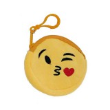 OEM Emoji plüss pénztárca puszi