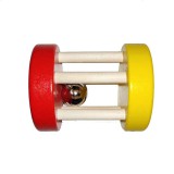 OEM Fa mókuskerék csörgő -Sárga