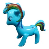 OEM Felfújható vízi játék- Kék Szivárvány Póni
