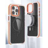 OEM FIBER tok comapitble with MagSafe for IPHONE 17 narancssárga