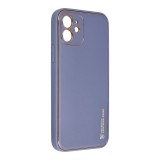 OEM Forcell Leather iPhone 11 Pro (5,8") kék műbőr hátlap tok
