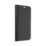OEM Forcell LUNA flipes Carbon Xiaomi redmi Note 10 Pro fekete
