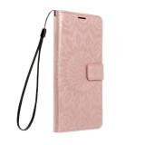 OEM Forcell Mezzo flipes tok Samsung Galaxy S21 FE Mandala Rose arany