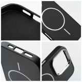 OEM FRAME MagSafe-kompatibilis tok iPhone 13 - fekete