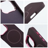 OEM FRAME MagSafe-kompatibilis tok iPhone 13 Pro - lila