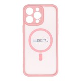 OEM FULL MATTE MAG COVER MagSafe-kompatibilis tok iPhone 16 Pro Max - világos rózsaszín