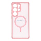 OEM FULL MATTE MAG COVER MagSafe-kompatibilis tok Xiaomi Redmi Note 14 Pro 5G - világos rózsaszín