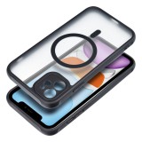 OEM Full Matte Mag Cover tok Magsafe kompatibilis iPhone 11 fekete