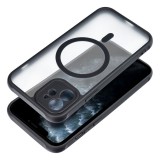OEM Full Matte Mag Cover tok Magsafe kompatibilis iPhone 11 PRO fekete