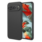 OEM Google Pixel 11 Pro 5G szilikon tok, hátlaptok, telefon tok, velúr belsővel, matt, fekete, Silicon